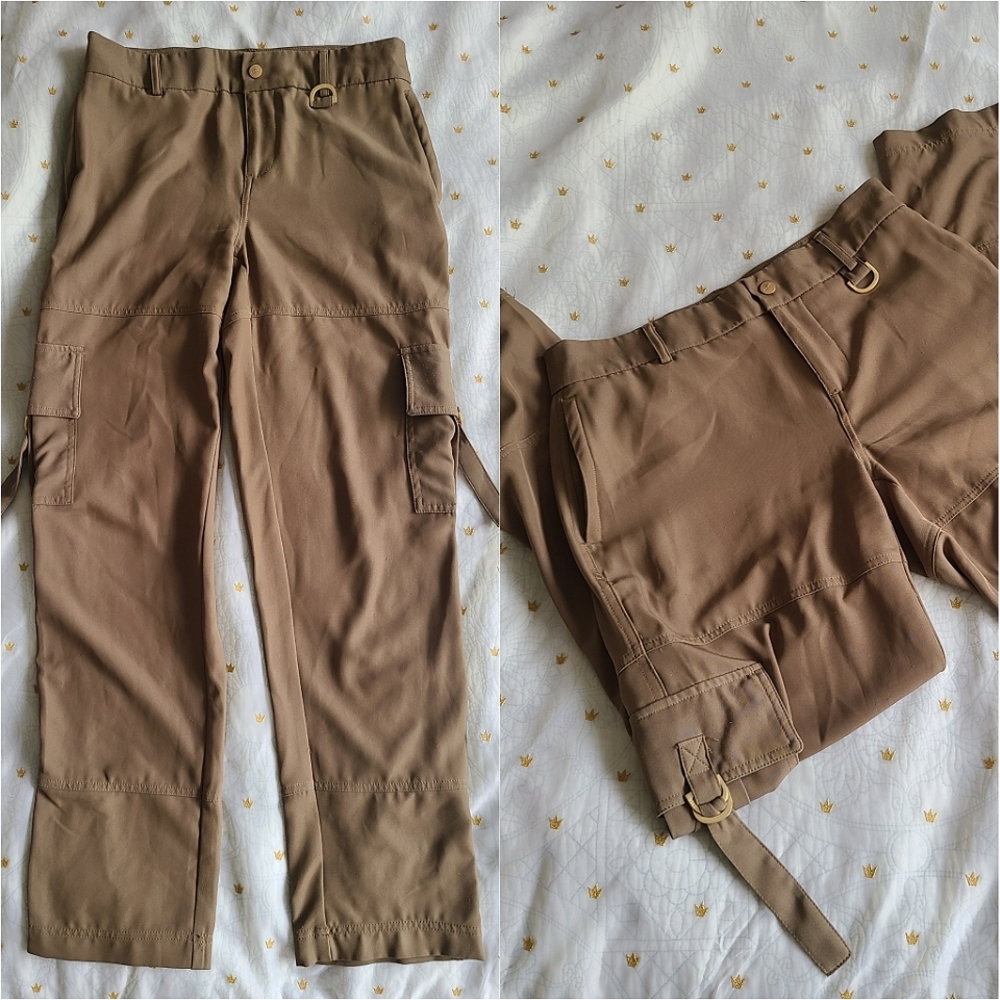 DKNY Olive Dressy Cargo Pants